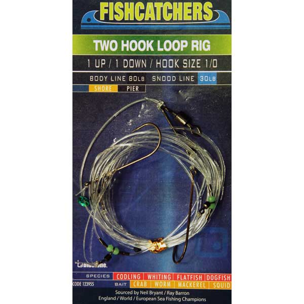 Fishcatcher 2 Hook Loop Rig 1/0