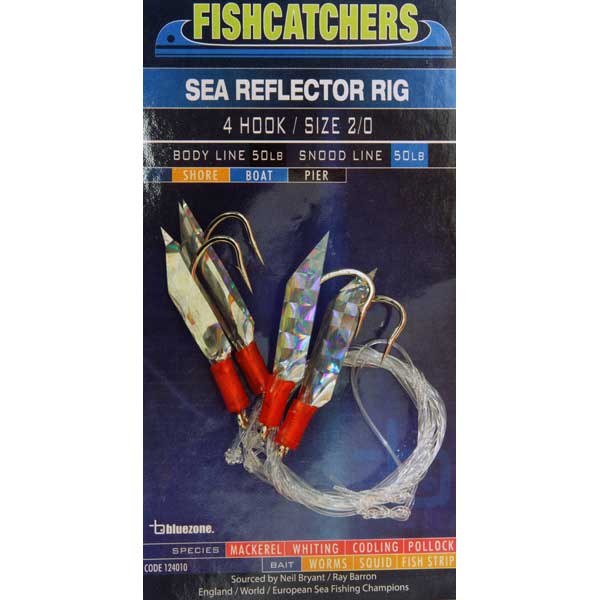 Fishcatcher 4 Hook Sea Reflector Rig 2/0