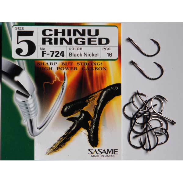 Sasame F-724 Chinu Ringed – Black Nickel NS