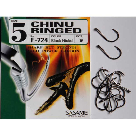 Sasame F-724 Chinu Ringed – Black Nickel NS