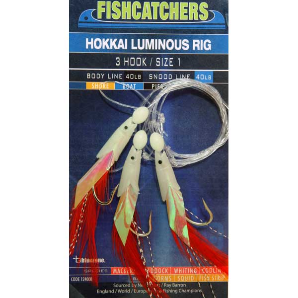 Fishcatcher 3 Hook Hokkai Luminous Rig 1