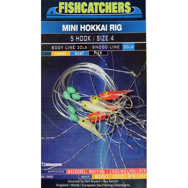 Fishcatcher 5 Hook Mini Hokkai Rig 4