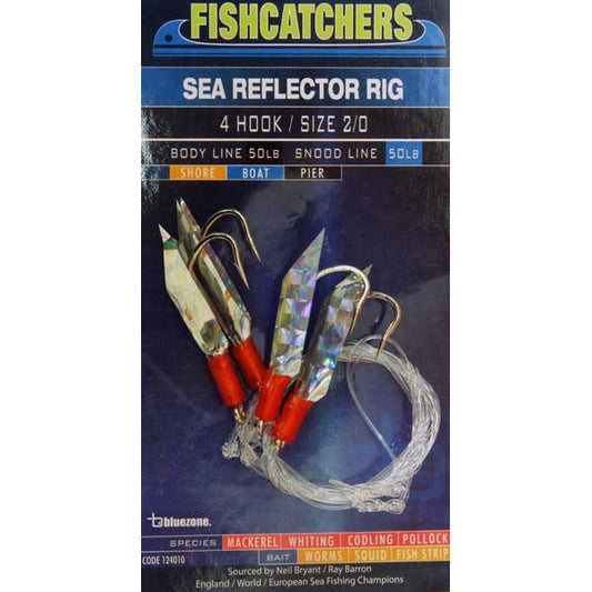 Fishcatcher 4 Hook Sea Reflector Rig 2/0