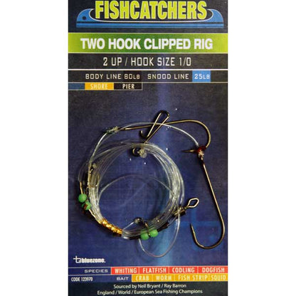 Fishcatcher 2 Hook Clipped Rig 1/0